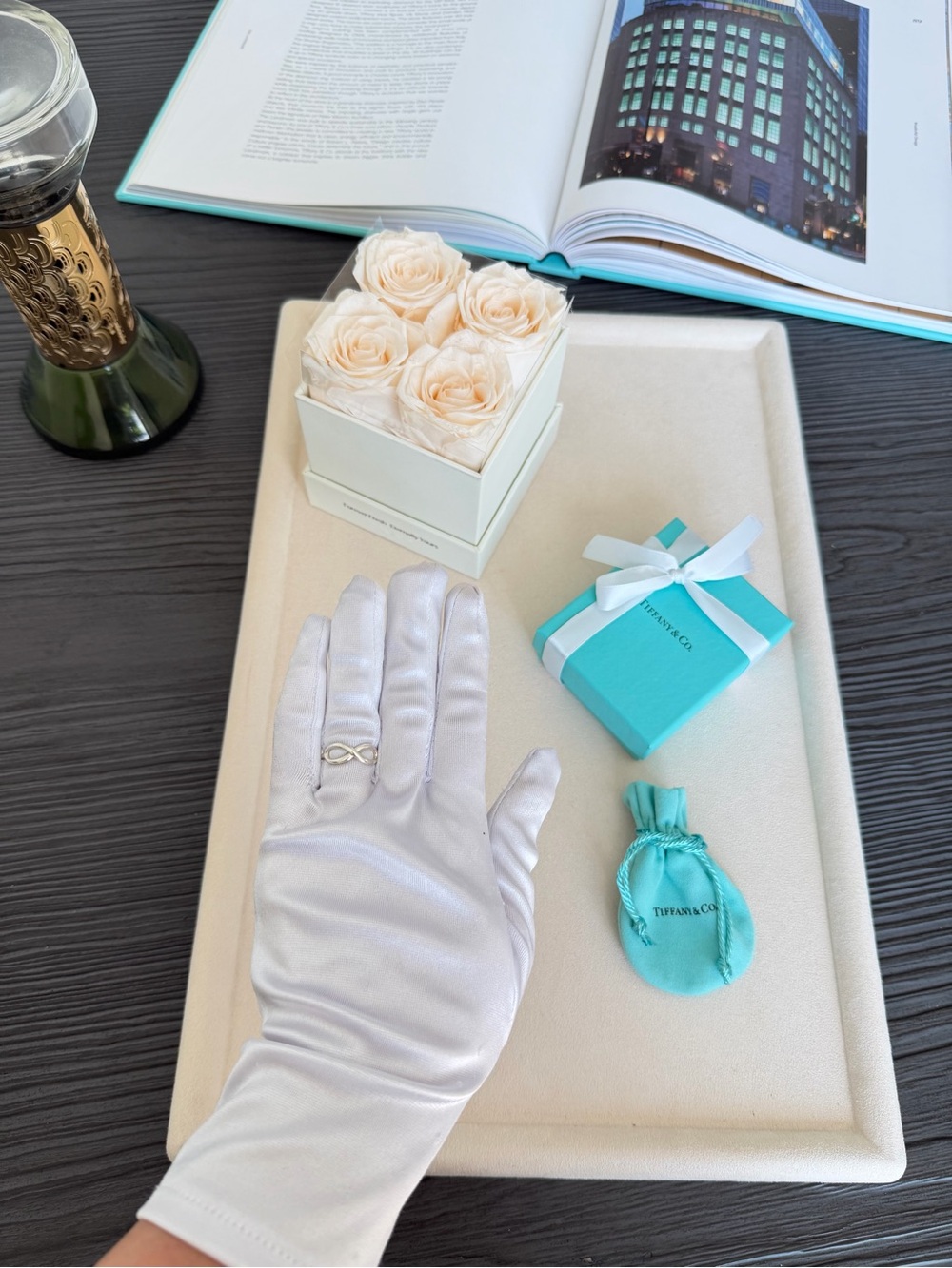 Tiffany & Co. Infinity Ring Sterling Silver Size 6 New $415